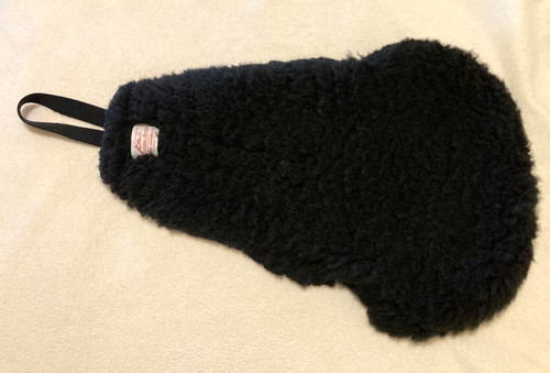 Toklat Coolback Orthopedic Fleece Western Saddle Seat Pad- Black
