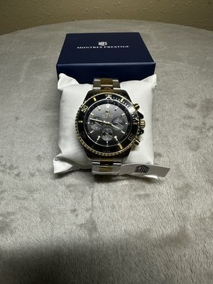 Montres Prestige X Invicta MPW-0090 Black Dial Silver Gold | eBay