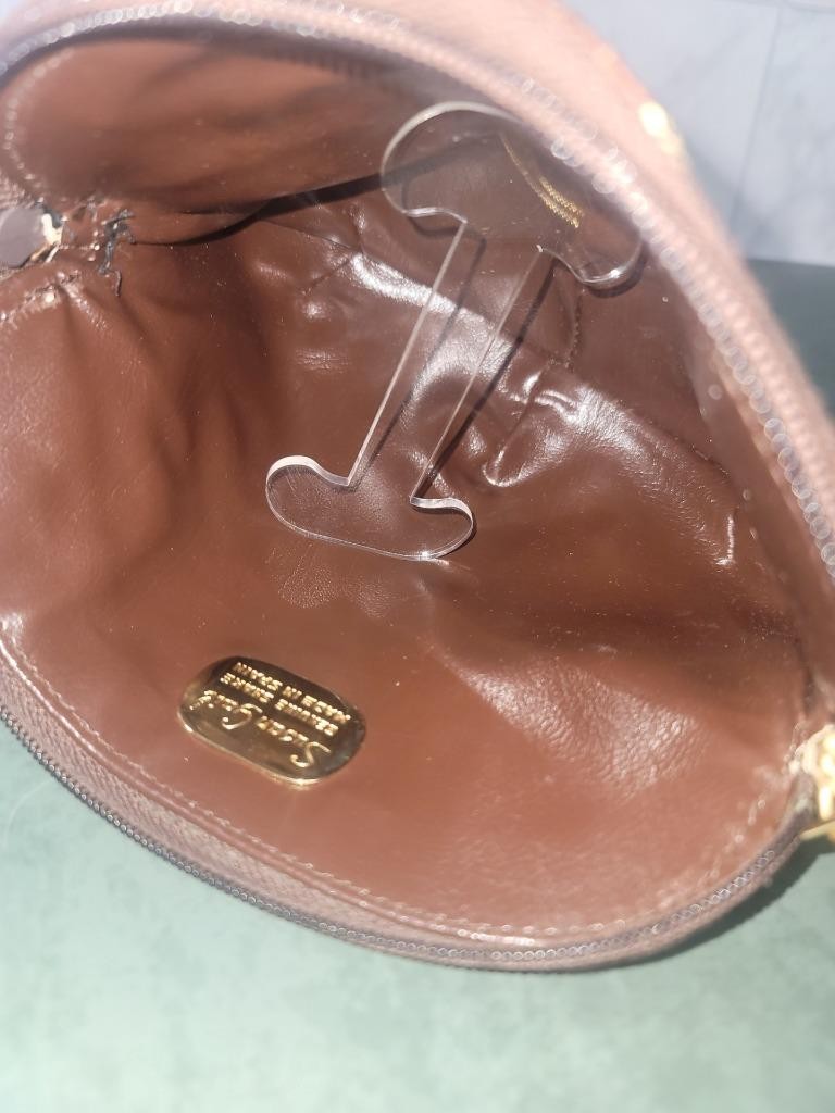 SUSAN GAIL Small PATCHWORK Snakeskin Crossbody Cl… - image 5