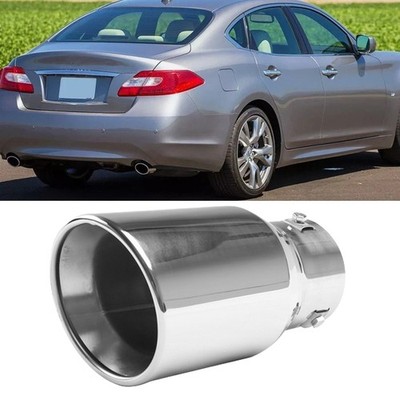For Infini Q50 Luxe Exhaust Pipe Tip Rear Tail Throat Muffler Stainless