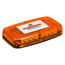 Wolo 3720m-a 10 Sure Save Magnet Mount Amber Mini Emergency Led Light Bar