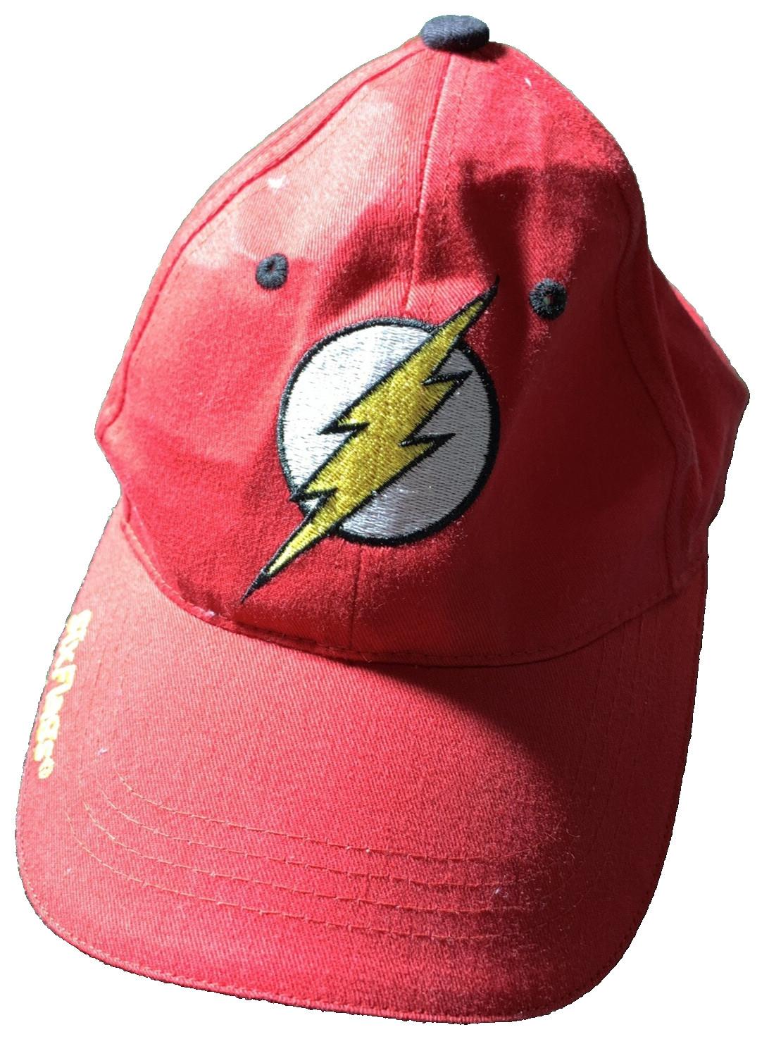 Flash Hat DC Comics Hook Loop Baseball Cap Embroi… - image 1