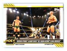 2021 Topps WWE NXT #70 Strong / Burch def. Fabian Aichner / Raul Mendoza