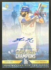 2021 Topps World Series Champions Auto #WCA-ER Edwin Rios