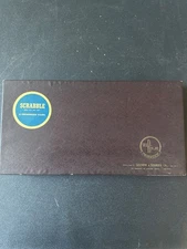 1948-1953 Vintage SCRABBLE Board Game Selchow & Righter Complete 100 Wood Tiles