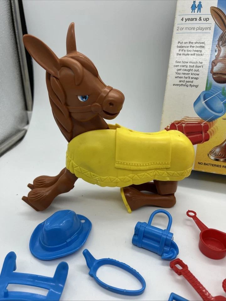 Vintage Milton Bradley BUCKAROO Game Parts & Instructions No Box - Image 4 of 4