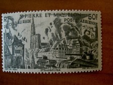 Saint Pierre et miquelon num PA 17 ** MNH en 1946 Tchad au Rhin