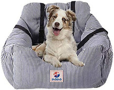 Dog Car Seat Pet Booster Seat Pet Travel Safety Dog Bed for Car with Storage