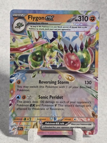 Flygon ex 106/191 Double Rare Surging Sparks Pokemon Holo Near Mint