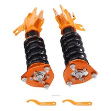 Front Coilovers Kit w/24 Way Damper fit for Nissan S13 240SX 1989-1993 Shock Str