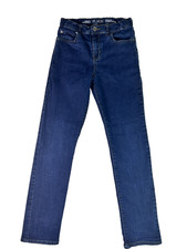 Children  s Place Jeans Girls 12 Blue Straight Leg Adjustable Waist Stretch Denim