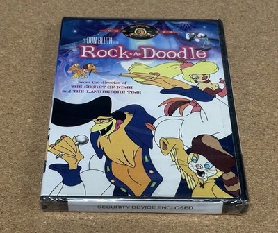 NEW & SEALED Rock-A-Doodle DVD 1992 Don Bluth Campbell Plummer READ DESC
