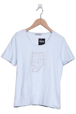 Comma T-Shirt Damen Shirt Kurzärmliges Oberteil Gr. 42 Baumwolle Hel... #bf3x74o