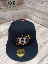 New Era 59fifty Fitted Baseball Cap Navy Blue Color Size 7-1/4