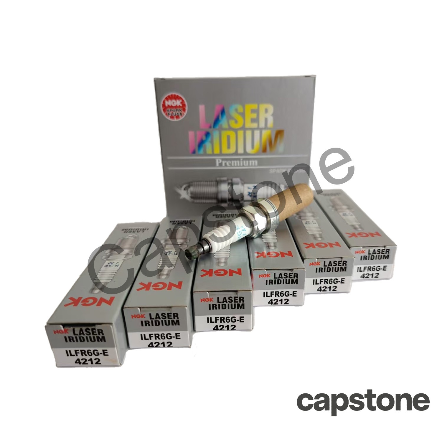 6PCS NGK 4212 ILFR6G-E Laser Iridium Spark Plugs for FGR8MQI BM0006613