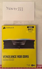 BRAND NEW - CORSAIR VENGEANCE RGB DDR5 RAM 64GB (2x32) 6400 MHz C32 UDIMM