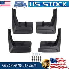Front + Rear Splash Guard Mud Flaps Fender Mudguards Fit 2011-2017 Toyota Sienna