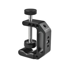 C Clamp Camera Mount with 1/4    and 3/8    Threaded Holes - 4.5cm Jaw Opening ...