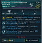 Borderlands 4 • MODDED  Pearl • Explosive Elpis Star Godmode Shield • PS PC XBOX