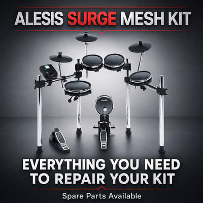 Alesis Surge Mesh Kit Ersatzteile Modul Webstuhl Snare Kick Becken Pedal Klemme