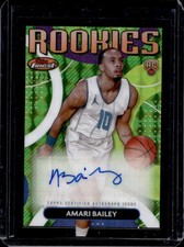 2023-24 Topps Finest Amari Bailey Rookie Auto RC Black Geometric Refractor #/25