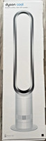 Dyson AM07 Cooling Tower Fan in White/Silver  A2