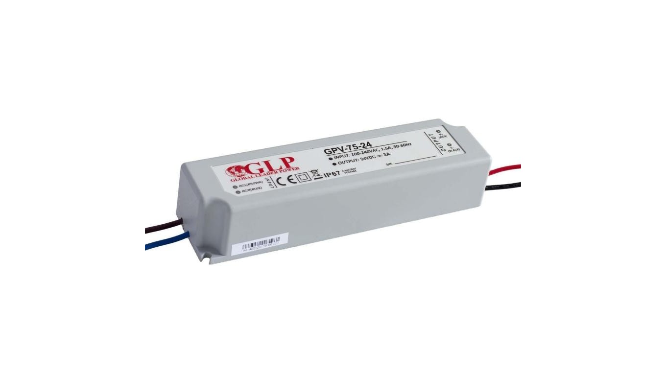 GPV 75W 24V DC ip67 gpv-75-24 led led power supply