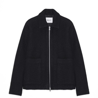 NN07 Gael Jacquard Jacket Black