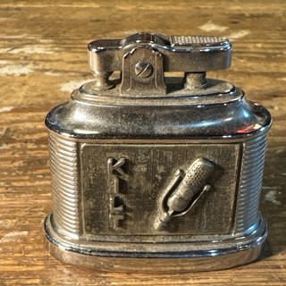 KILT AM 610 RADIO STATION CIGARETTE TABLE LIGHTER Houston Texas History
