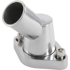 Jegs Aluminum Thermostat Housing For Small Block Big Block Chevy 45-degree Jegs Aluminum Thermostat Housing For Small Block Big Block Chevy 45-degree