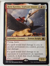 Rem Karolus, Stalwart Slayer - Innistrad: Midnight Hunt- Magic the Gathering MTG