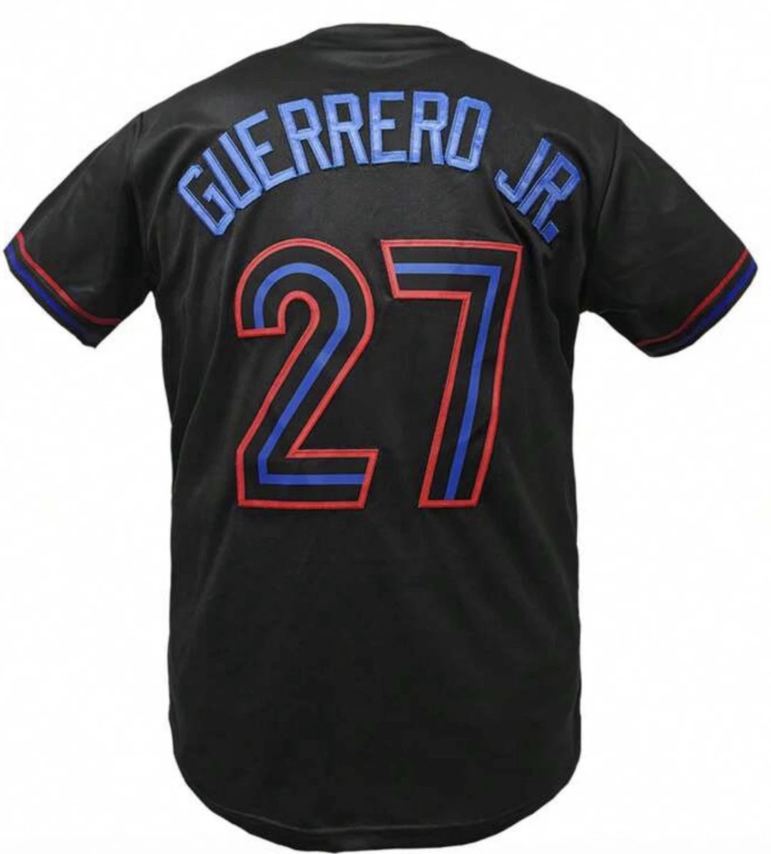 Maillot Baseball Lansing Lugnuts – Homme XL, Blanc, #27 Guerrero Jr, Vintage