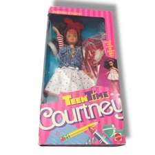 Mattel 1988 Teen Time Courtney #1952 Doll Best Friend of Skipper, Brown Hair