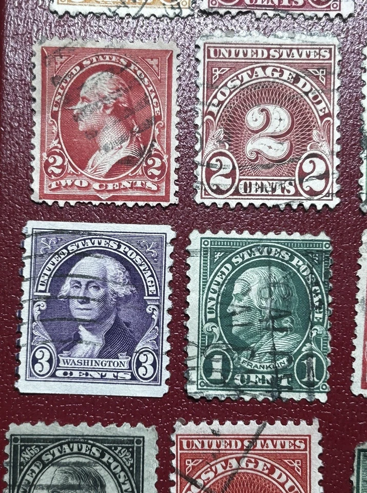 Lot Of 20 U.S. 1894 - 1932 Used United States Stamps Collection Full Lot Various - Image 4 of 4