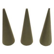 3 Pcs Floral Foam Cones Christmas Craft Artificial Flower Blocks