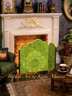 Halloween Fireplace Screen Dollhouse Miniature 1:12 Scale Hand Painted K.Manuel — photo 3