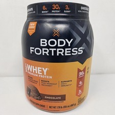 Body Fortress 100% Whey, Premium Protein Powder, Chocolate 1.78lbs Best by 11/25 11.93 per gallon