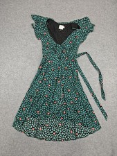 HD In Paris Dress Womens 2 Multicolor Floral Chiffon Fit & Flare Knee Length