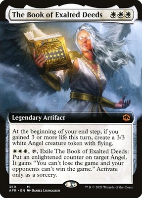 MTG The Book of Exalted Deeds Extended Art - Adventures in the Forgotten Realms