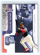 2001 Fleer Game Time #47 Roberto Alomar Cleveland Indians