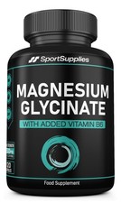 Magnesium Glycinate Supplements 1500mg & Vitamin B6-120 120 count (Pack of 1)  0.08 per thousand milligrams