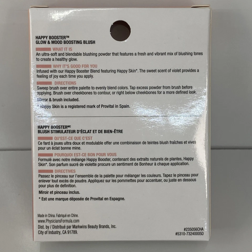 Rubor estimulante del brillo y el estado de ánimo Physicians Formula Happy Booster, natural, #7324 Foto 3 de 4