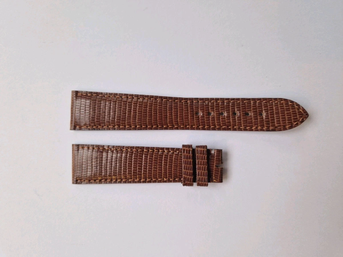 Bracelet De Montre Camille Fournet En Cuir Alligator - 14 Mm - Neuf (Sans Étiquette)
