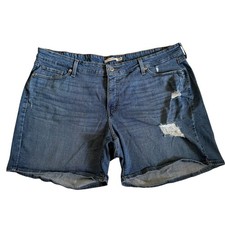 Levi s Mid Length Denim Shorts Women s Plus Size 22W