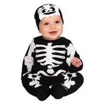 Halloween Lil' Skeleton Costume 0-6 Months Infant Jumper