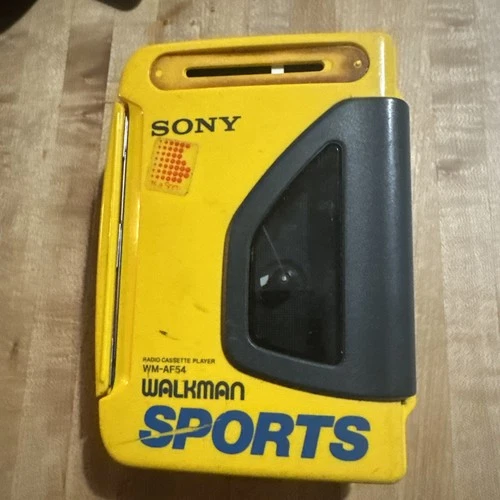 Vintage Sony Sports Walkman WM-AF54  AM/FM Radio Cassette. READ!! Parts Only