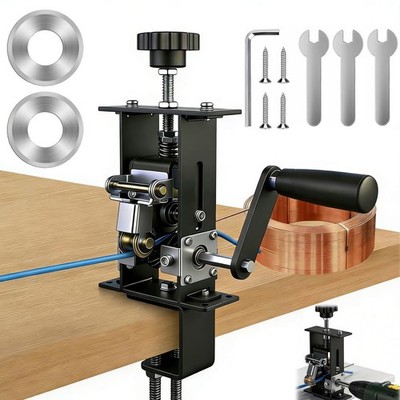 Wire Stripper Machine for Drill/Manual Use, Upgraded Guide Wheel & Fixing Cla...