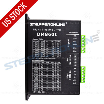 STEPPERONLINE DM860I Nema 34 Digital Stepper Motor Driver 2.4-7.2A 20-80VDC CNC