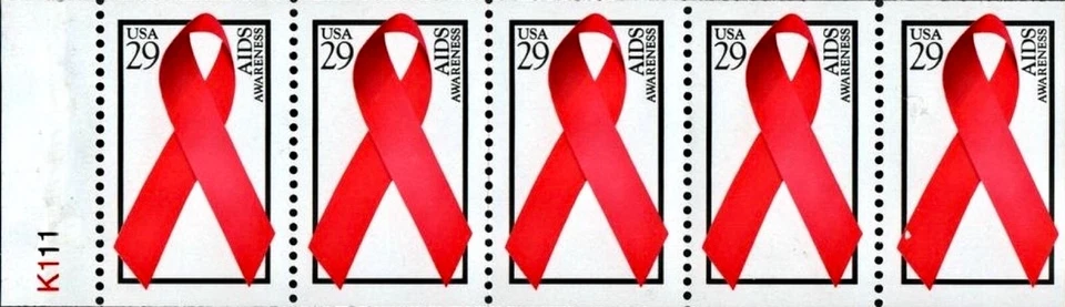 US #BK213 MNH Booklet 1993 AIDS Awareness Ribbon [2806a] - Image 2 of 2