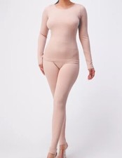 Women s Form Fitting and stretchy two Piece Set Size S